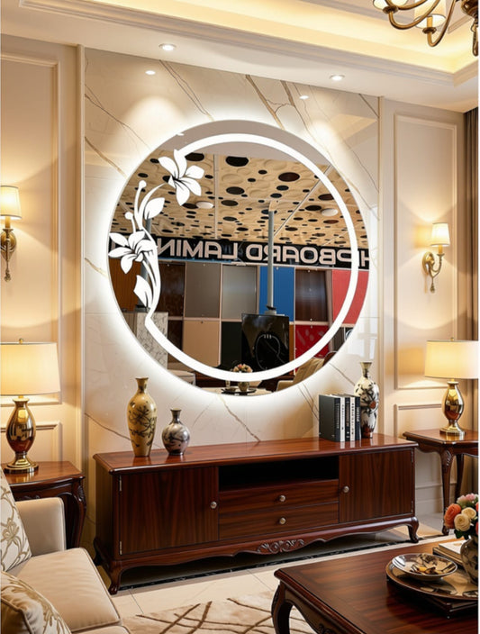 Premium Round LED Mirror | Modern Luxury Wall Mirror With 10%Off