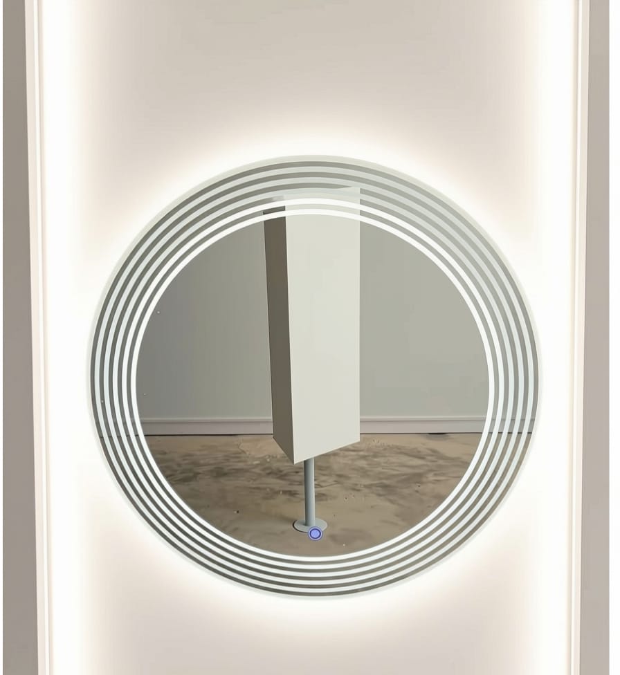 Luxury Round LED Mirror | Modern Designer Wall Mirror With 10%Off