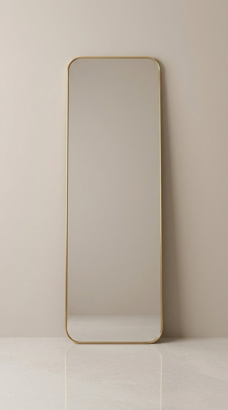 2x6 Standing Mirror Full Length – Frameless Floor Mirror | Modern Dressing Mirror (Non LED)