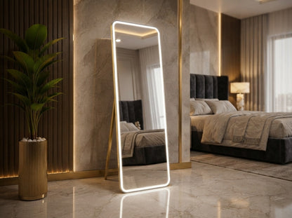 2x6 Full Length LED Standing Mirror – LED | Warm White Floor Mirror